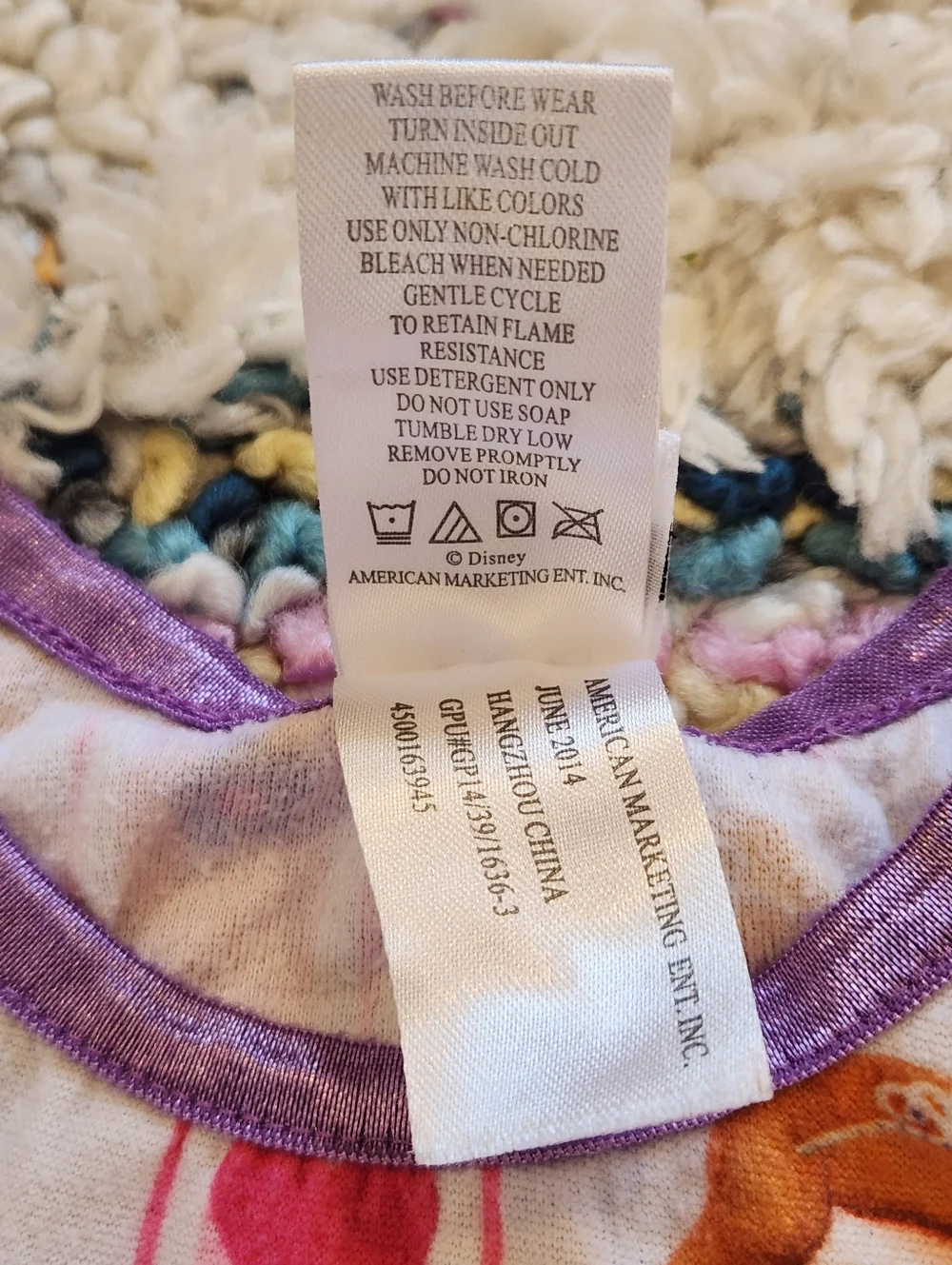 2014 Disney Princess Sofia the First 3T Flannel Nightgown PLAY - Picture 5 of 11